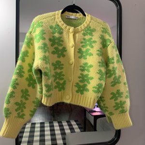 Zara Yellow Cardigan
